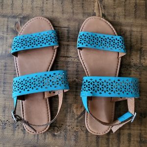 Teal Sandals